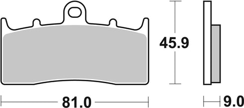 SBS FA294 EVO Sinter Front Brake Pads - 778HS (BMW)