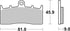 SBS FA294 EVO Sinter Front Brake Pads - 778HS (BMW)