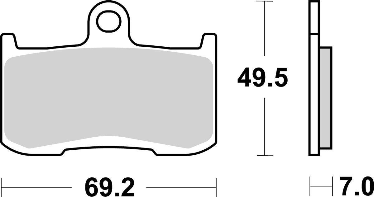 SBS EVO Sintered Brake Pads 973PSI