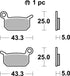 SBS FA325R Off-Road Race Sinter Front/Rear Brake Pads - 794RSI