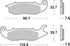 SBS FA375 Off-Road Race Sinter Front/Rear Brake Pads - 797RSI (Honda)