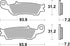 SBS FA450 Off-Road Sinter Front/Rear Brake Pads - 840SI (Fantic/Yamaha)
