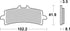 SBS FA447 EVO Sinter Front Brake Pads - 841HS
