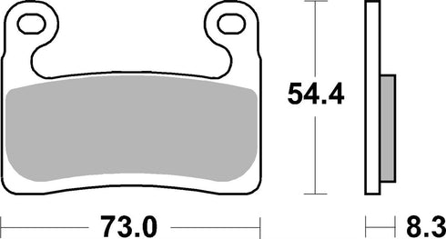 SBS FA EVO Sinter Front Brake Pads - 960HS (BMW)