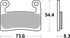 SBS FA EVO Sinter Front Brake Pads - 960HS (BMW)