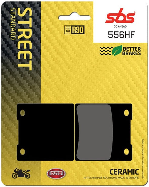 SBS FA63/FA161 Ceramic Front/Rear Brake Pads - 556HF (Hyosung/Kawasaki/Suzuki)