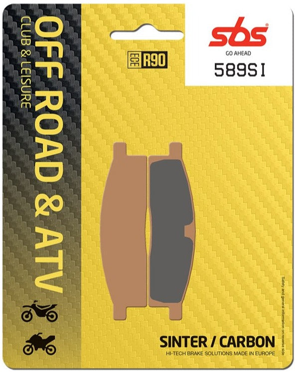 SBS FA119 Sinter Off-Road Front/Rear Brake Pads - 589SI (Yamaha)