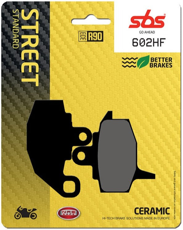 SBS FA130 Ceramic Front/Rear Brake Pads - 602HF (Kawasaki)