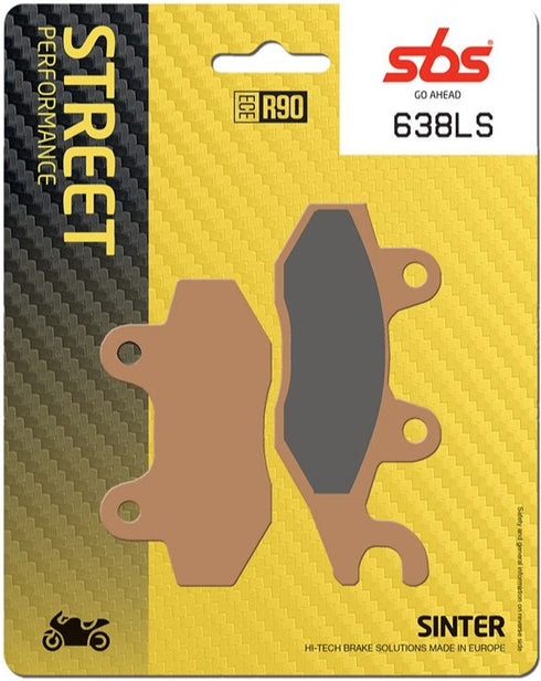 SBS FA165/FA215 Sinter Rear Brake Pads - 638LS
