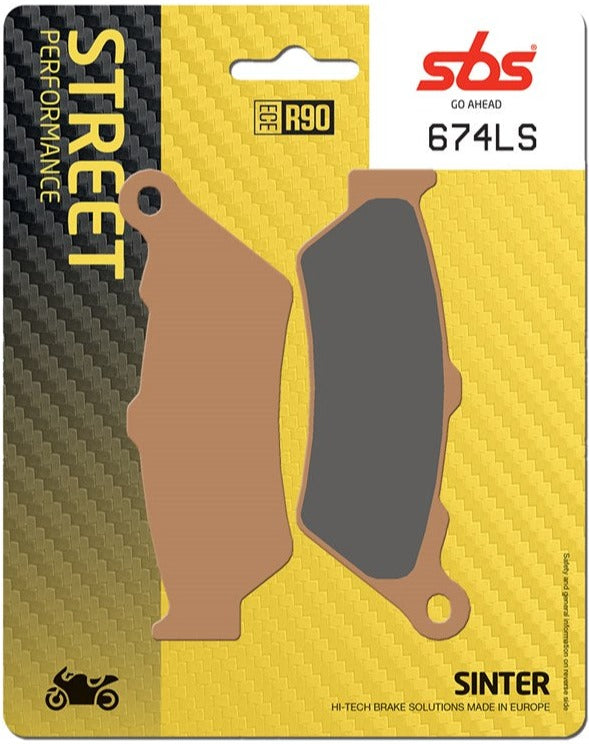 SBS FA209 Sinter Rear Brake Pads - 674LS