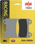 SBS FA244 Dual Carbon Front Race Brake Pads - 706DV