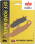 SBS FA258 Off-Road Race Sinter Front/Rear Brake Pads - 726RSI (Kawasaki/Suzuki)