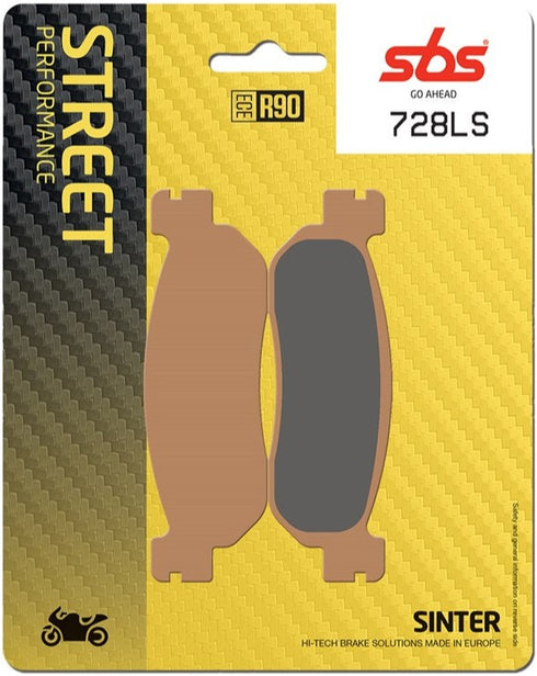 SBS FA275 Sinter Rear Brake Pads - 728LS (Yamaha)
