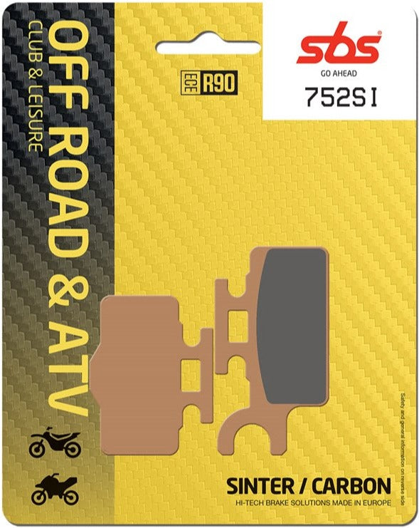 SBS FA302 Off-Road Sinter Front/Rear Brake Pads - 752SI (Kawasaki/Suzuki)