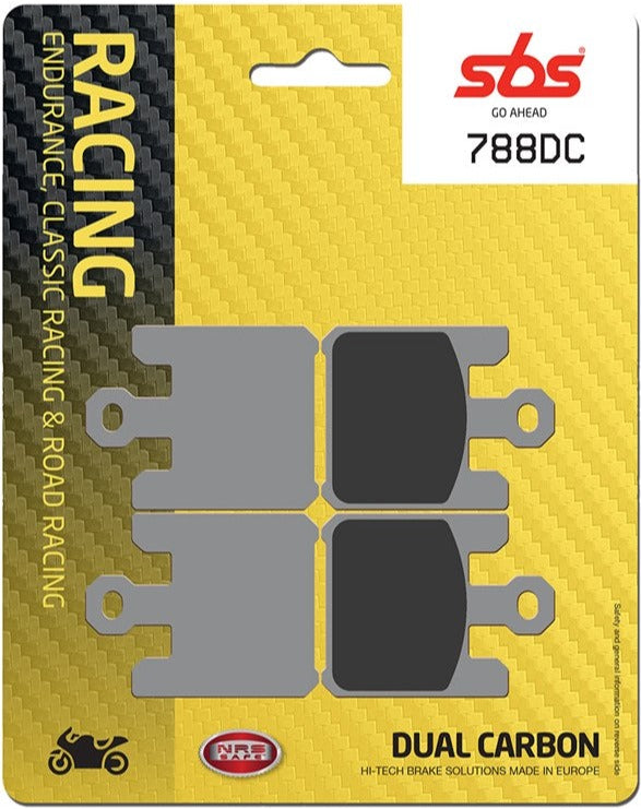 SBS FA369 Dual Carbon Front Race Brake Pads - 788DC (Kawasaki/Suzuki)