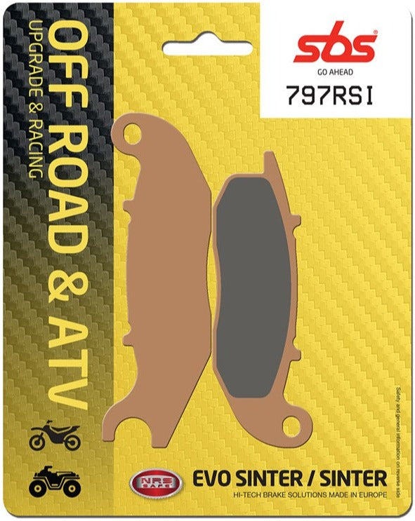 SBS FA375 Off-Road Race Sinter Front/Rear Brake Pads - 797RSI (Honda)