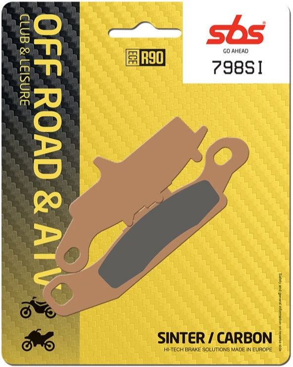 SBS FA349 Off-Road Sinter Front/Rear Brake Pads - 798SI (Kawasaki/Suzuki)