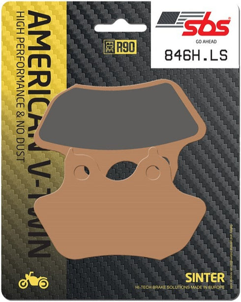 SBS FA434 Sinter Rear Brake Pads - 846H.LS (Harley Davidson)