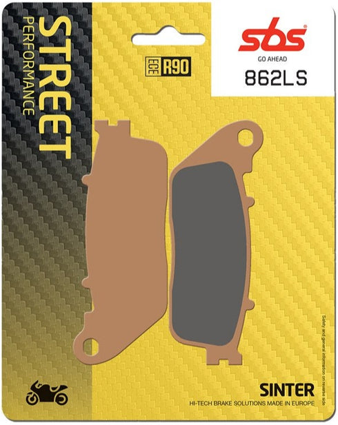 SBS FA488 Road Sinter Rear Brake Pads - 862LS (Honda)