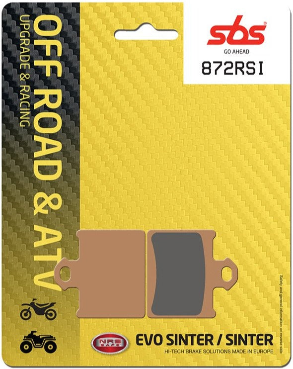SBS FA602 Off-Road Race Sinter Front/Rear Brake Pads - 872RSI