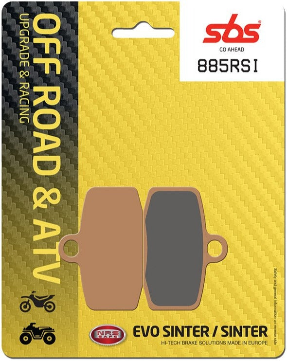 SBS FA612 Off-Road Race Sinter Front/Rear Brake Pads - 885RSI