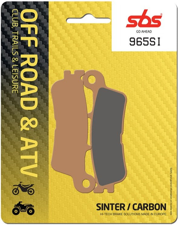 SBS FA Off-Road Sinter Front/Rear Brake Pads - 965SI (Fantic/Yamaha)