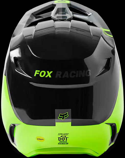 Fox Racing Youth V1 Xpozr Dot ECE Helmet - Black/Grey 014