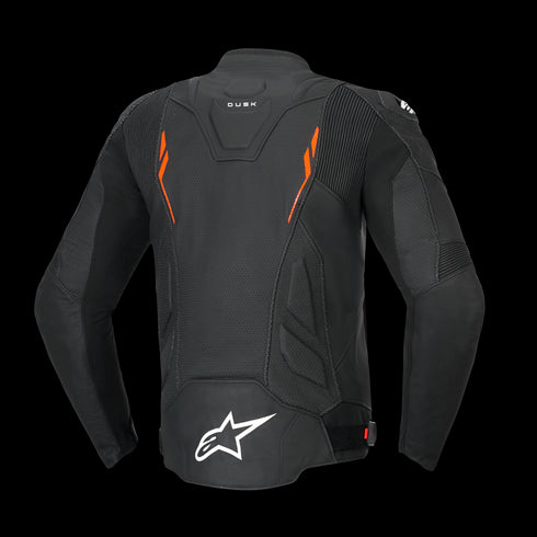 Alpinestars Dusk Airflow Leather Jacket - Black/White