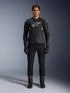 Alpinestars Dusk Airflow Leather Jacket - Black/White