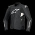 Alpinestars Dusk Leather Airflow Jacket Black/White