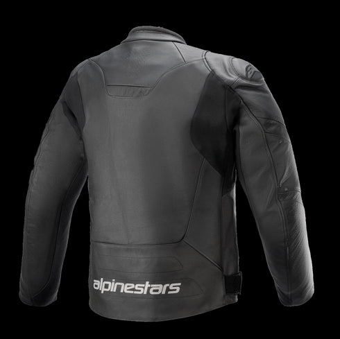 Alpinestars Faster V2 Airflow Leather Jacket - Black/Black