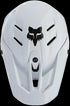 Fox Racing V3 RS Carbon Solid Helmet - White