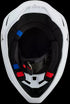 Fox Racing V3 Solid Helmet - White Matt