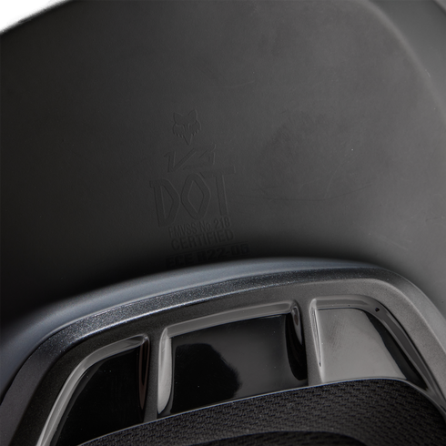 Fox Racing V3 Solid Helmet - Black Matt