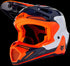 Fox Racing V3 Revise Helmet - Navy/Orange