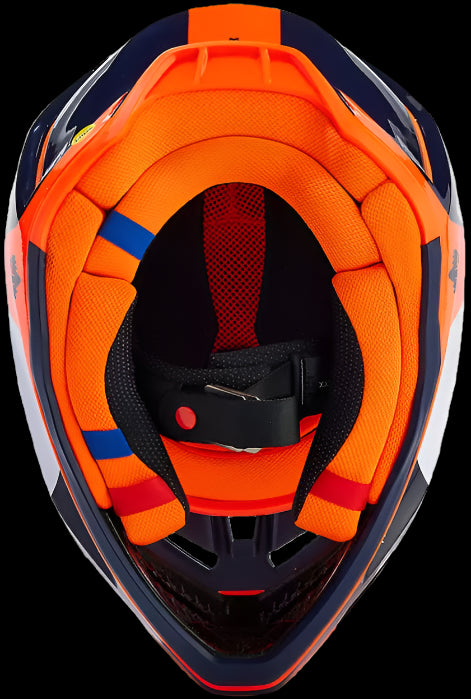 Fox Racing V3 Revise Helmet - Navy/Orange
