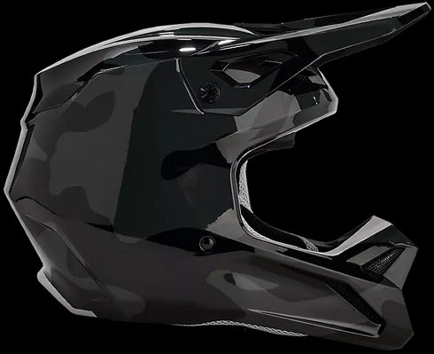 Fox Racing V1 Bnkr Helmet - Black Camouflage
