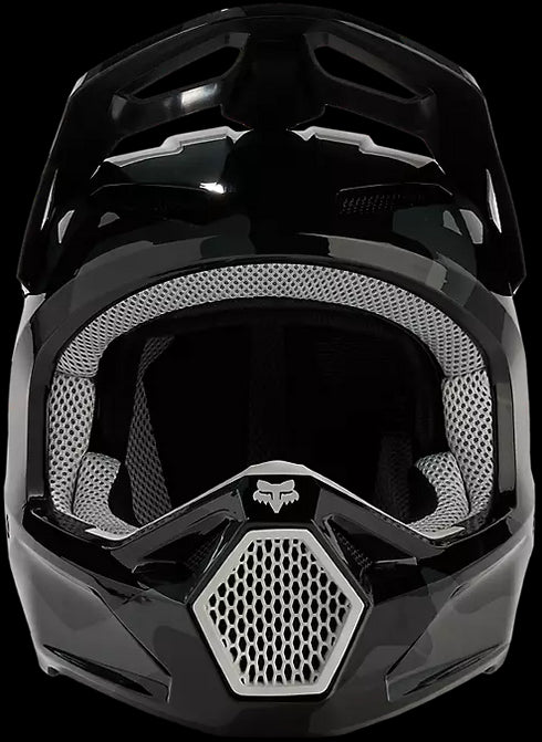 Fox Racing V1 Bnkr Helmet - Black Camouflage