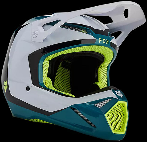 Fox Racing Youth V1 Nitro Helmet - Blue Matt 551
