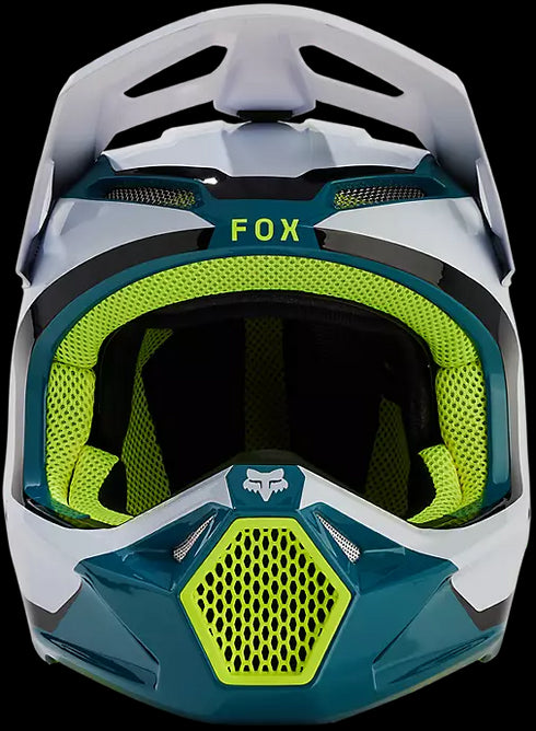 Fox Racing Youth V1 Nitro Helmet - Blue Matt 551