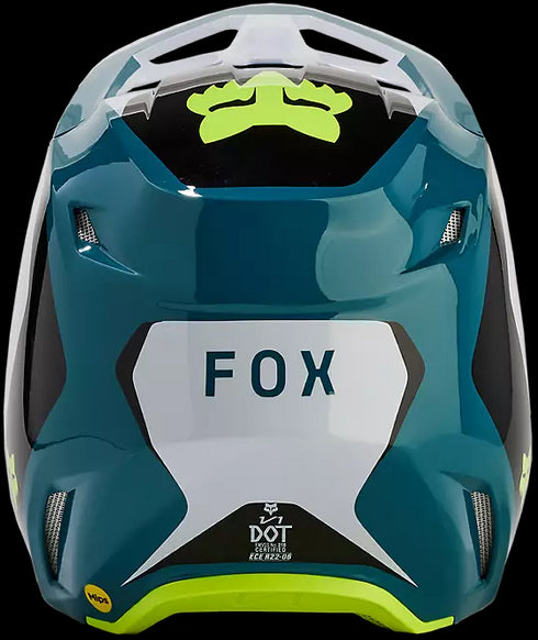 Fox Racing Youth V1 Nitro Helmet - Blue Matt 551