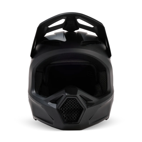Fox Racing 2027 Youth V1 Solid Helmet - Black Matt