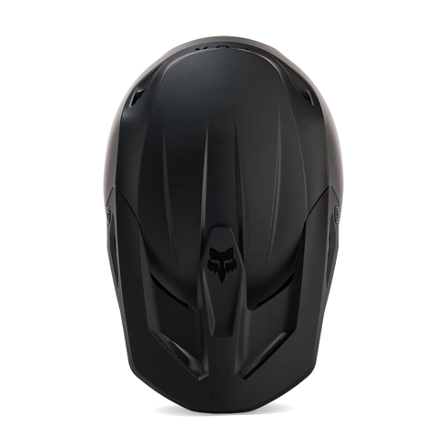 Fox Racing 2027 Youth V1 Solid Helmet - Black Matt