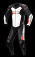 Alpinestars GP Force Leather Suit (1pc) Black/White/Red Flou