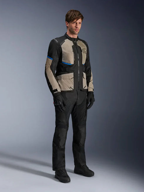 Alpinestars Andes Air Drystar Jacket Black/Grey/Blue — Adventure Jacket (image 7 of 8)