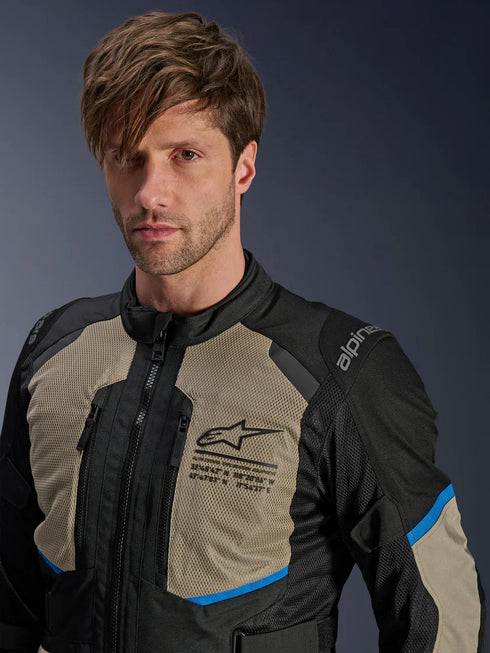 Alpinestars Andes Air Drystar Jacket Black/Grey/Blue — Adventure Jacket (image 3 of 8)