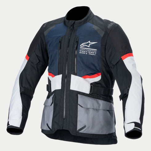 Alpinestars Andes Air Drystar Jacket - Deep Blue/Black/Ice Gray