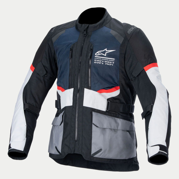 Alpinestars Andes Air Drystar Jacket - Deep Blue/Black/Ice Gray