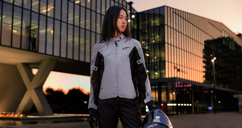 Alpinestars 2027 Stella C-1 Waterproof Jacket - Ice Grey/Black