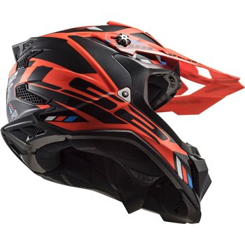 LS2 MX700 Subverter Evo II Stomp Helmet - Orange/Black